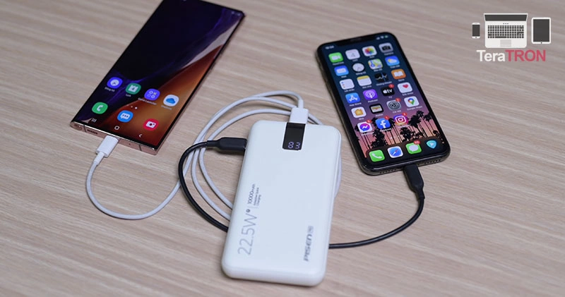 Xem nhanh Pin dự phòng Pisen Pro All 10000mAh 22.5W 8 sạc dự phòng Pisen Pro All 08