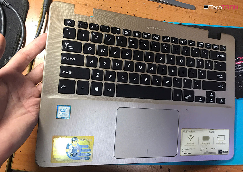 Thay bàn phím Laptop Asus X405U 4 Thay bàn phím Laptop Asus X405U giá rẻ hcm tphcm