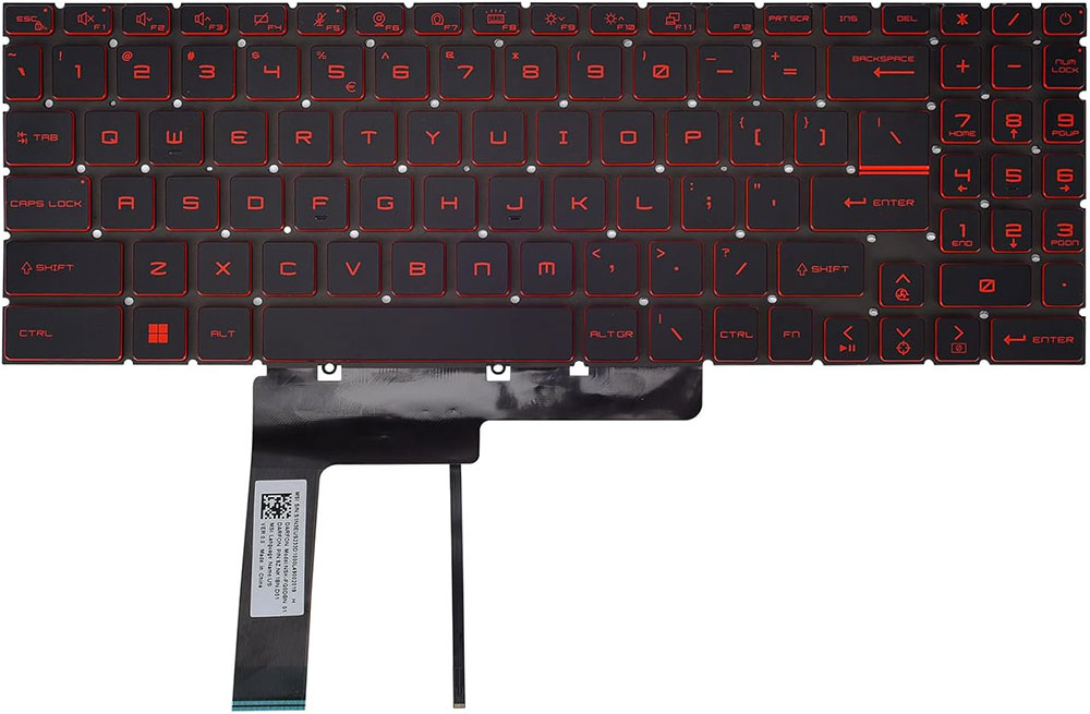 Thay bàn phím Laptop MSI Katana GF66 11UC 1 Thay bàn phím Laptop MSI Katana GF66 11UC led đèn hcm