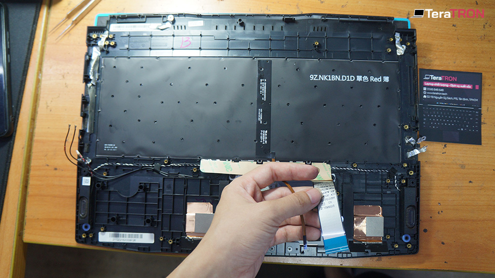 Thay bàn phím Laptop MSI Katana GF66 11UC 6 Thay bàn phím Laptop MSI Katana GF66 11UC tân bình hcm tphcm