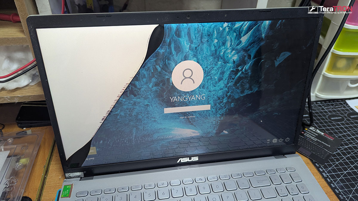 Thay màn hình laptop Asus VivoBook X509J bể vỡ hcm