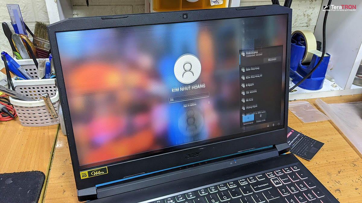 Thay màn hình Laptop Acer Nitro 5 AN515-44 7 Thay màn hình Laptop Acer Nitro 5 AN515-44 nhiễu nháy nhòe màu hcm tphcm